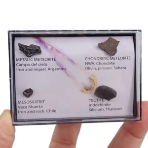 Colección de meteoritos y tectita