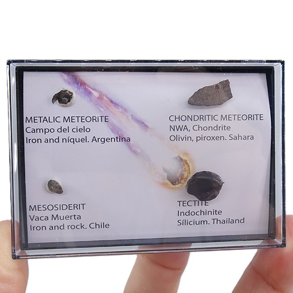 Colección de meteoritos y tectita