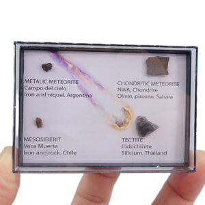 Colección de meteoritos y tectita